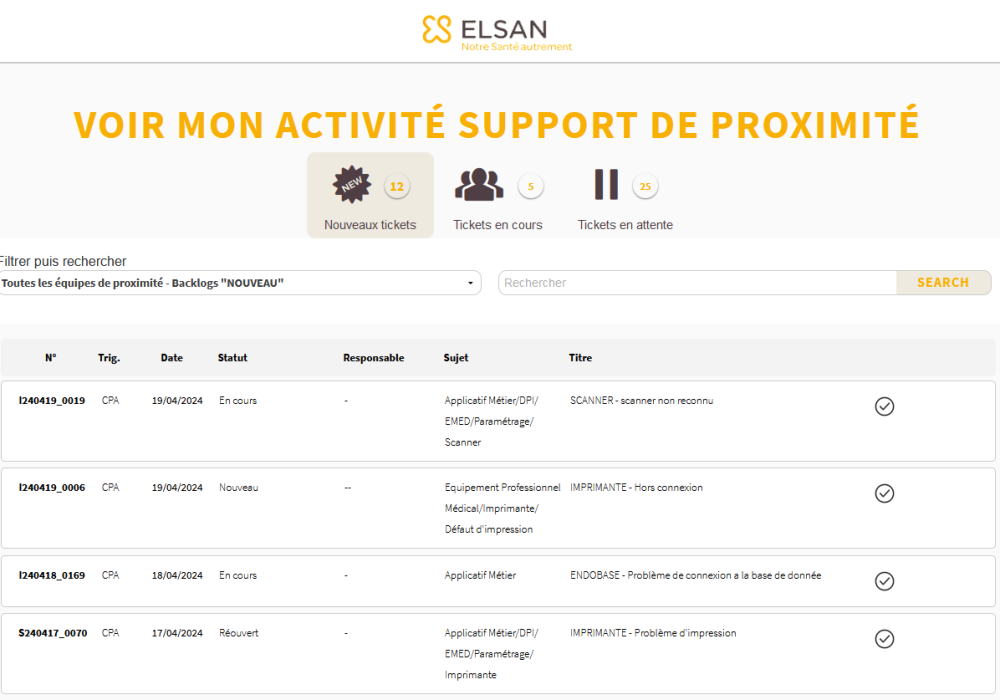 gestionnaire de tickets